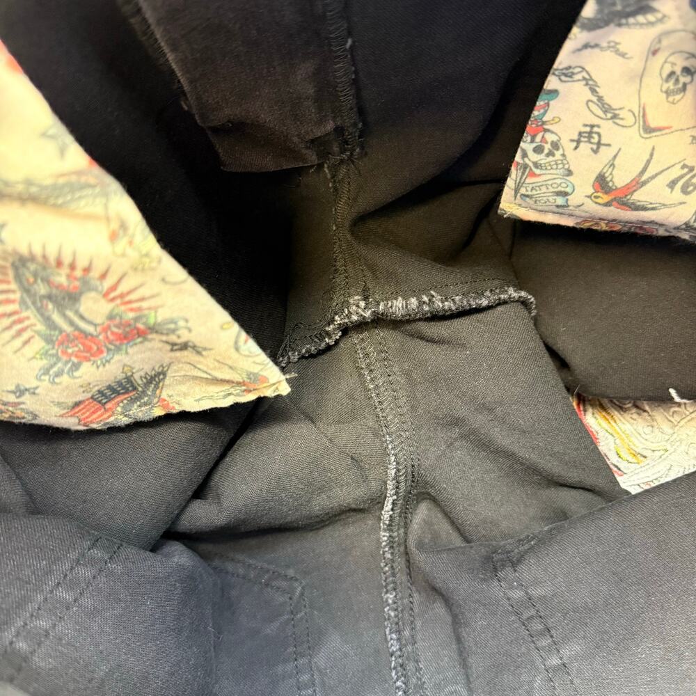 Ed Hardy Jeans Women's 32 (14) Black Embroidered Tiger Slim Flare Y2K Streetwear - Picture 11 of 16